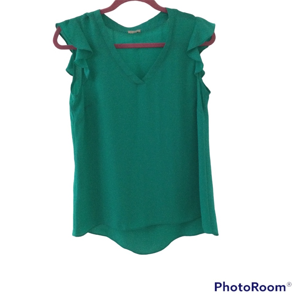 Daniel Cremieux Green Sleeveless Top